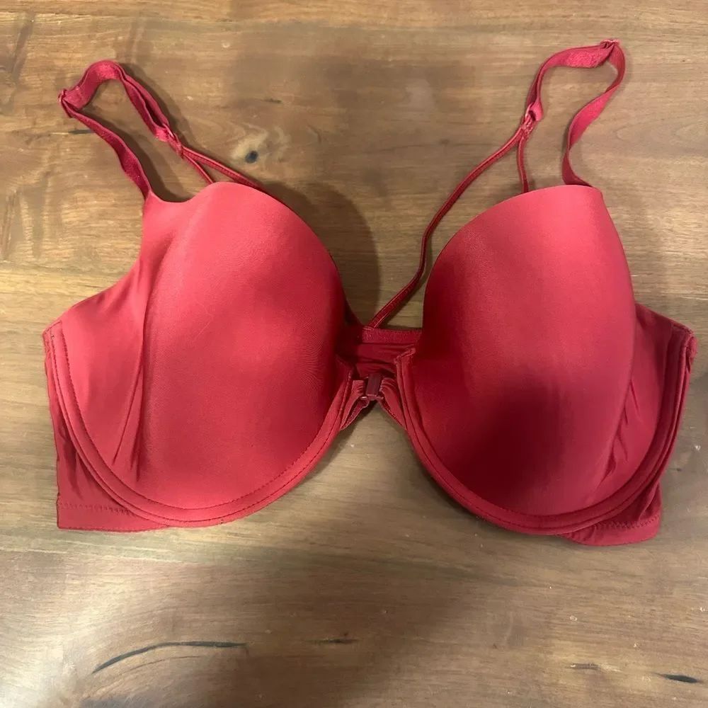 Victoria’s Secret Lined Demi Strappy Back Bra 36DD